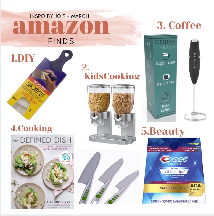 Click on Image to take you to my March Amazon Finds 